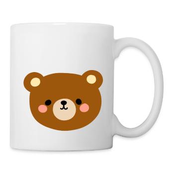 Grizzly ours - Mug blanc - blanc - Droite