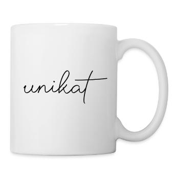 Unikat Schrift Spruch Einzelstück - Tasse - Weiß - Rechts