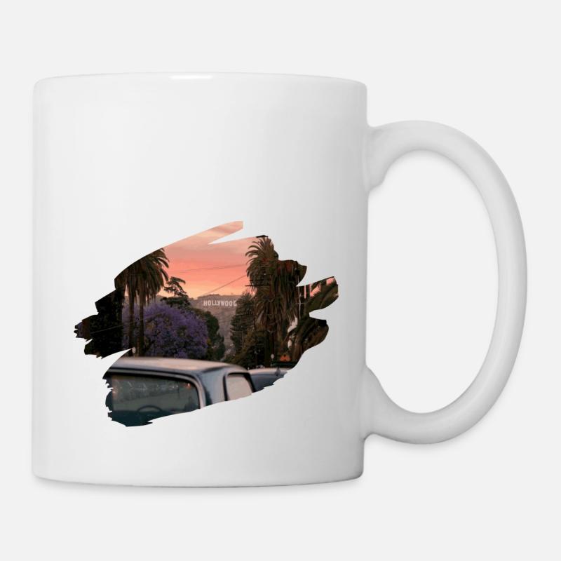 Hollywood Sign - Tasse - Weiß