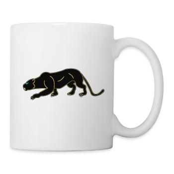 Panthères noires - Mug blanc - blanc - Droite