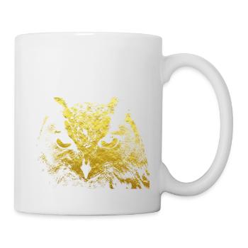 Hibou - Mug blanc - blanc - Droite
