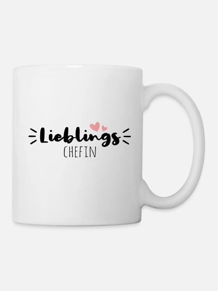 Lieblingschefin - Tasse - Weiß