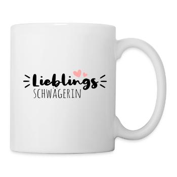 Lieblingsschwägerin - Tasse - Weiß - Rechts