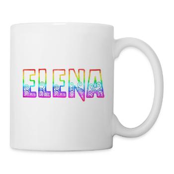 elena rs rainbow - Mug - white - Right