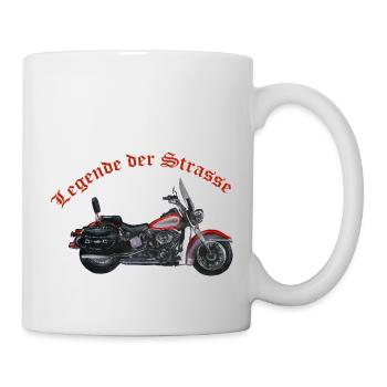 Moto, vélo - Mug blanc - blanc - Droite