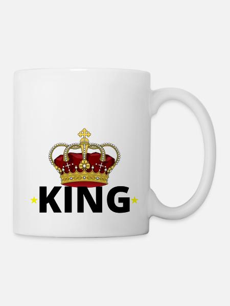 KING KING CROWN - Mug - white