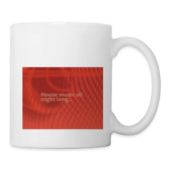 House Music toute la nuit - Mug blanc - blanc - Droite