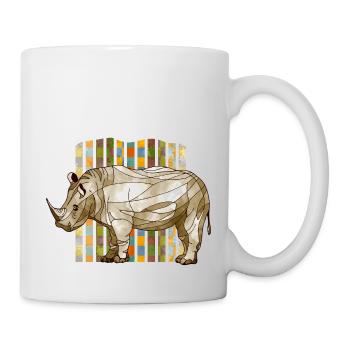 Nashorn - Tasse - Weiß - Rechts