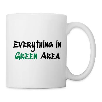 Green Area - Tasse - Weiß - Rechts