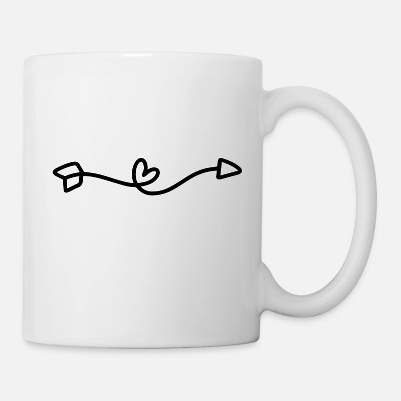 Arrow | right Arrows - Mug - white