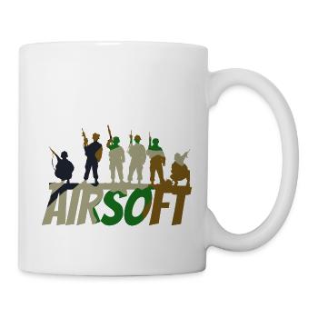 Airsoft /Softair / Softgun / AEG Airsoft Milsim - Mug - white - Right