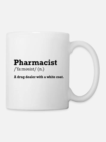 Pharmacist cadeau pharmacie - Mug blanc - blanc