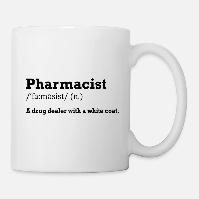 Pharmacist Geschenk Apotheke - Tasse - Weiß