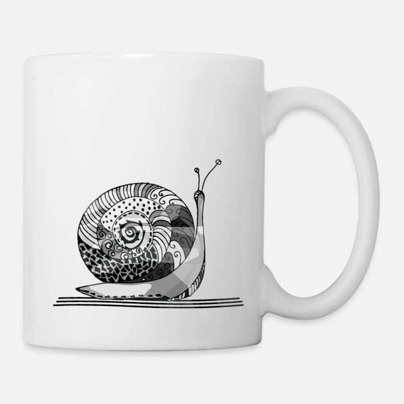 Escargot - Mug blanc - blanc