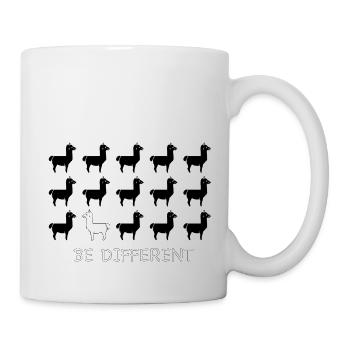 SEE ANDERS Black Lama Black Sharp 2 - Mug - white - Right