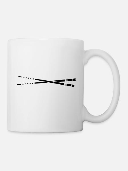 Chopsticks Amour - Mug blanc - blanc