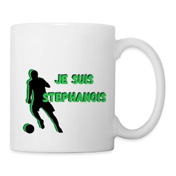 Je suis stéphanois - Mug blanc - blanc - Droite