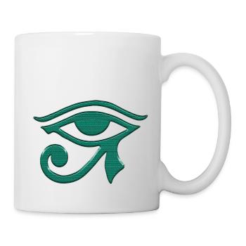Egipt hieroglyphs - Mug - white - Right