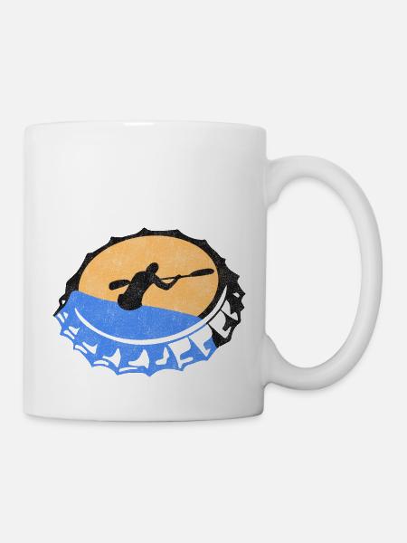 Paddeln - Tasse - Weiß