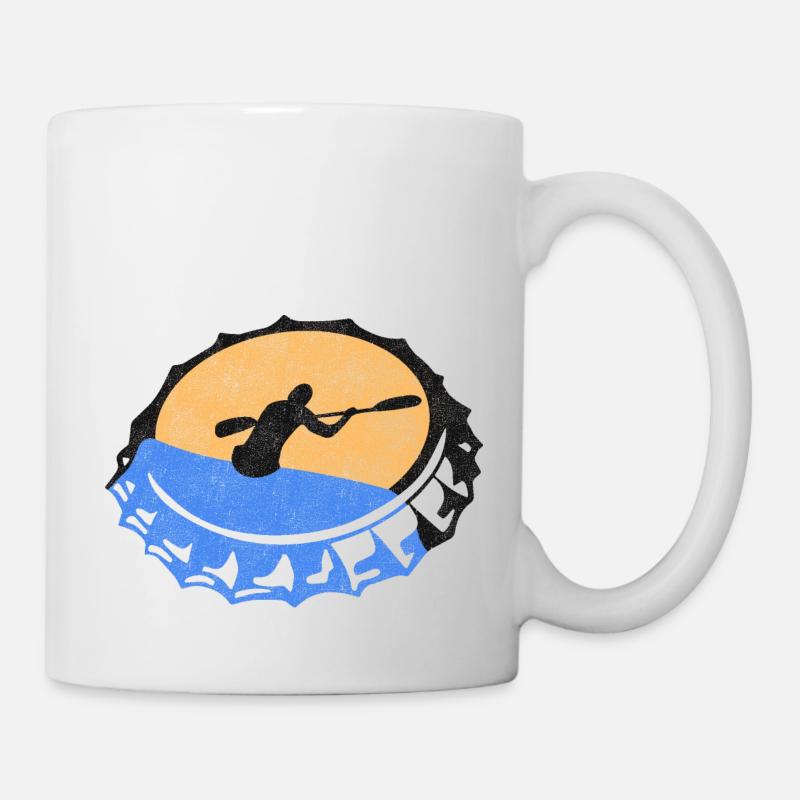 Paddeln - Tasse - Weiß