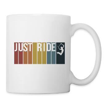 Just ride 6 - Tasse - Weiß - Rechts