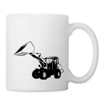 wheel loader - Mug - white - Right