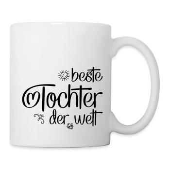 Beste Tochter der Welt - Tasse - Weiß - Rechts