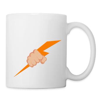 Hand Lightning - Tasse - Weiß - Rechts