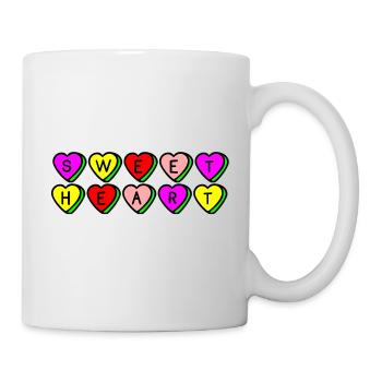 Mein kleines Herzblatt - Tasse - Weiß - Rechts