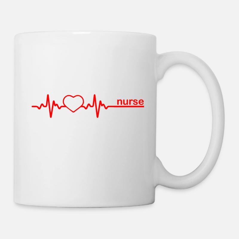 Nurse - Tasse - Weiß