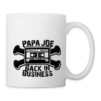 papa joe back in business - Mug blanc - blanc - Droite