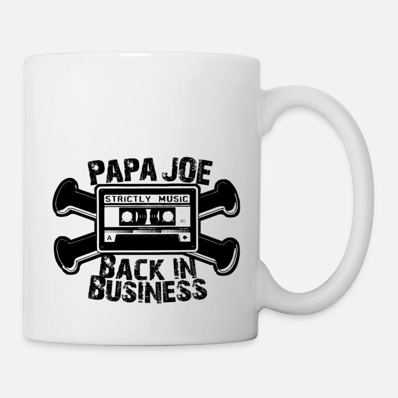 papa joe back in business - Mug blanc - blanc