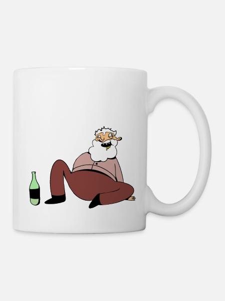 Lustiger Alkoholiker - Tasse - Weiß