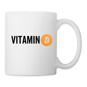 Vitamin Bitcoin - Tasse - Weiß - Rechts