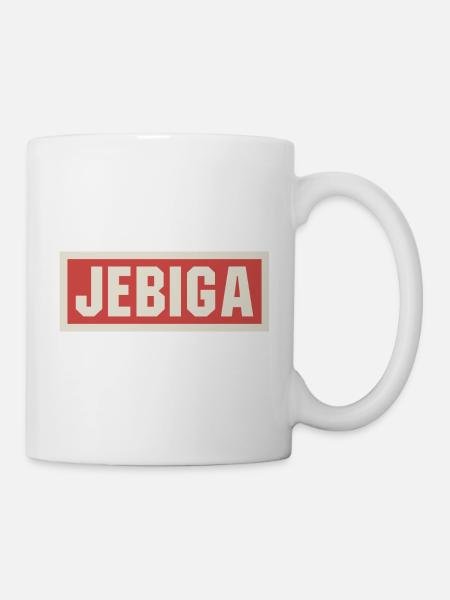 Jebiga Geschenk Jugo Jugoslawien Tito SFRJ - Tasse - Weiß