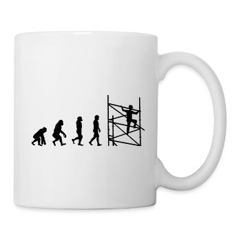Gerüstgerüst Baugerüst Evolution - Tasse - Weiß - Rechts
