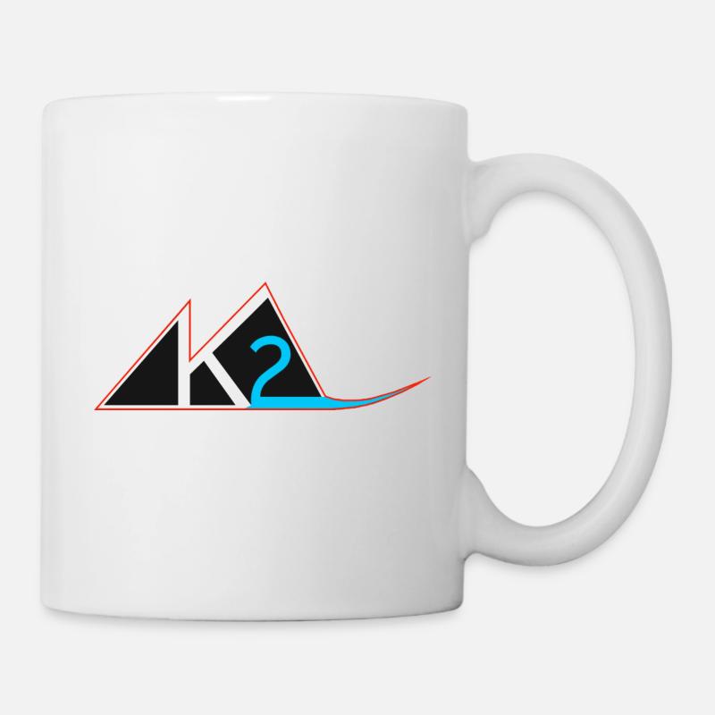 Montagne K2 - Mug blanc - blanc