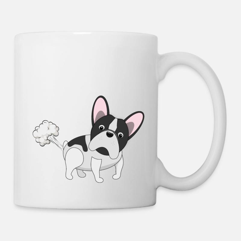 Bully pète - Bouledogue français - Mug blanc - blanc