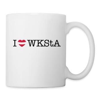 i love wksta - Mug - white - Right