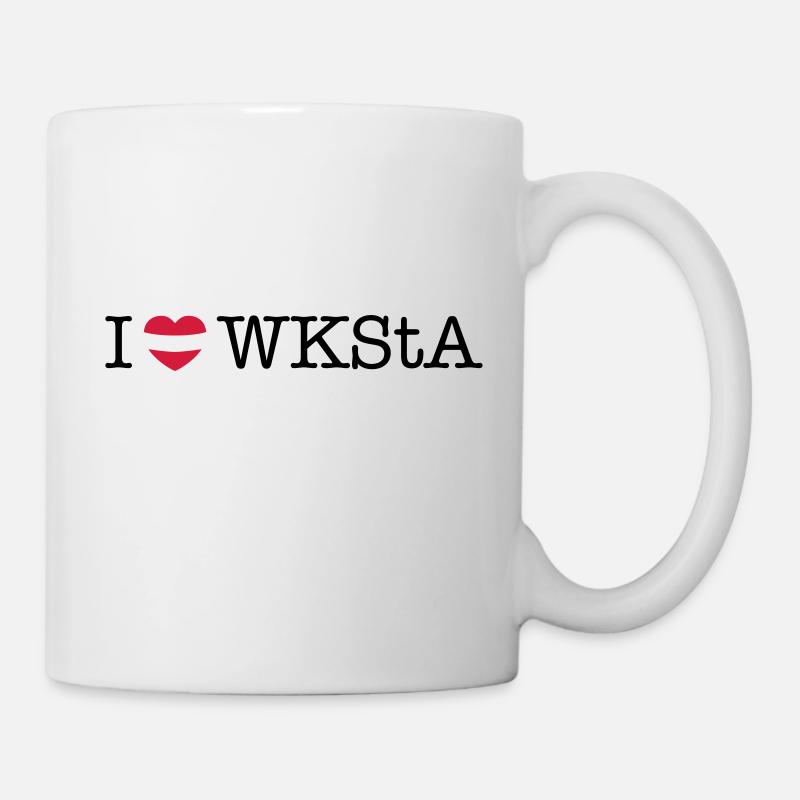 i love wksta - Tasse - Weiß