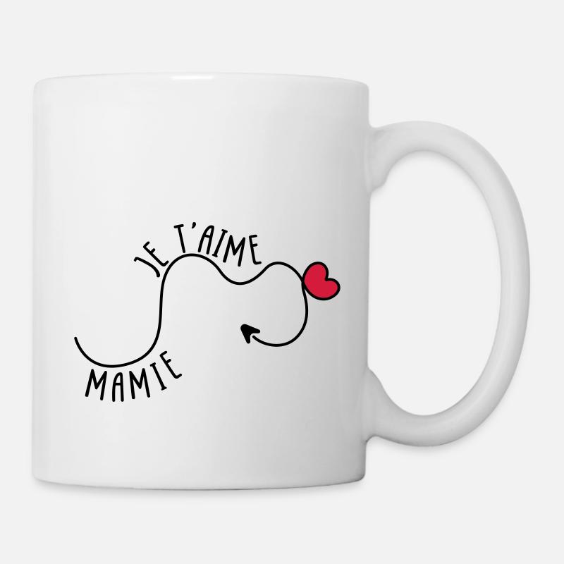 Mamie je t'aime ! - Mug blanc - blanc