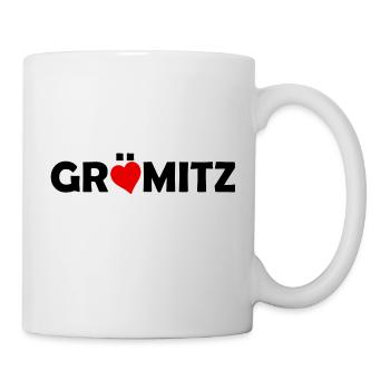 Grömitz - Ostsee - Schleswig Holstein - Ostseebad - Tasse - Weiß - Rechts