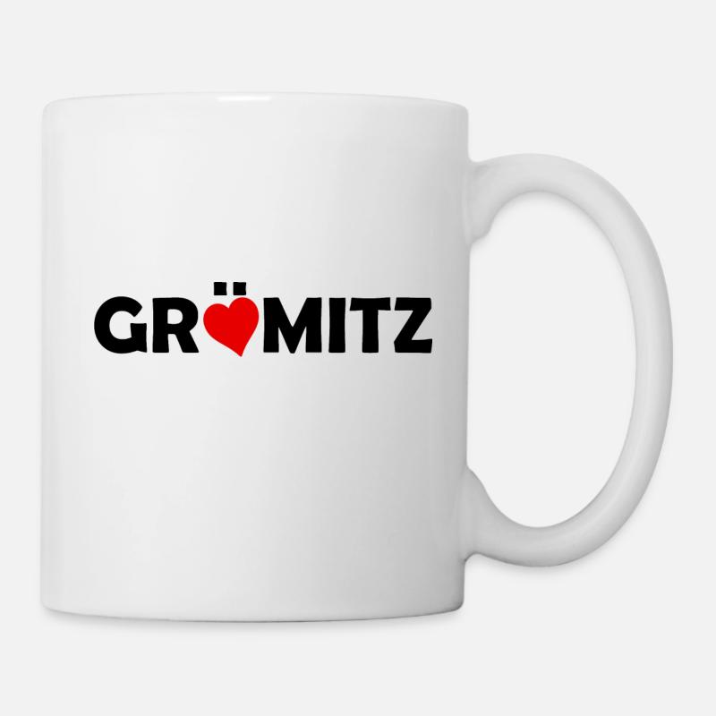 Grömitz - Ostsee - Schleswig Holstein - Ostseebad - Tasse - Weiß