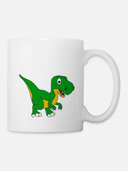 T-Rex - Tasse - Weiß