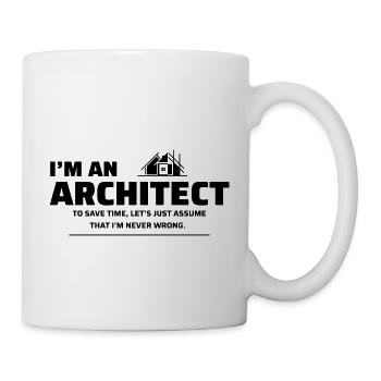 Architect Architecture Student Funny - Mug - white - Right