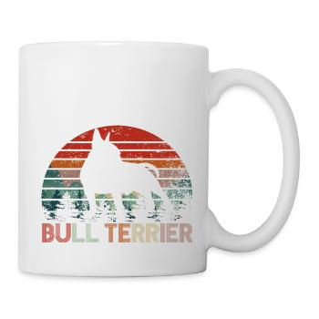 bull terrier - Mug blanc - blanc - Droite