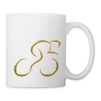 cyclist cycling bmx bike sport mountain biking hobby - Mug - white - Right