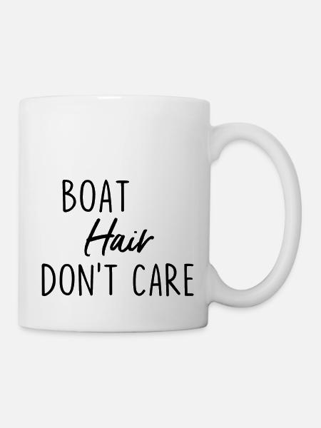 Boat Hair Don't Care - Mug - white