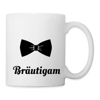 Bräutigam bachelor Hochzeit polterabend - Tasse - Weiß - Rechts