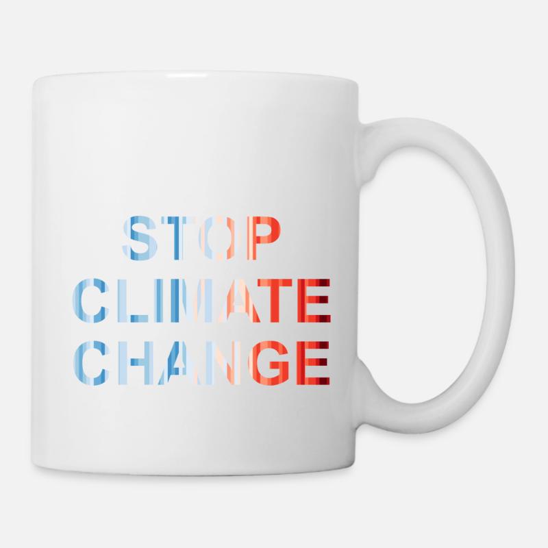 Arrêter le changement climatique - No planet b - Mug blanc - blanc